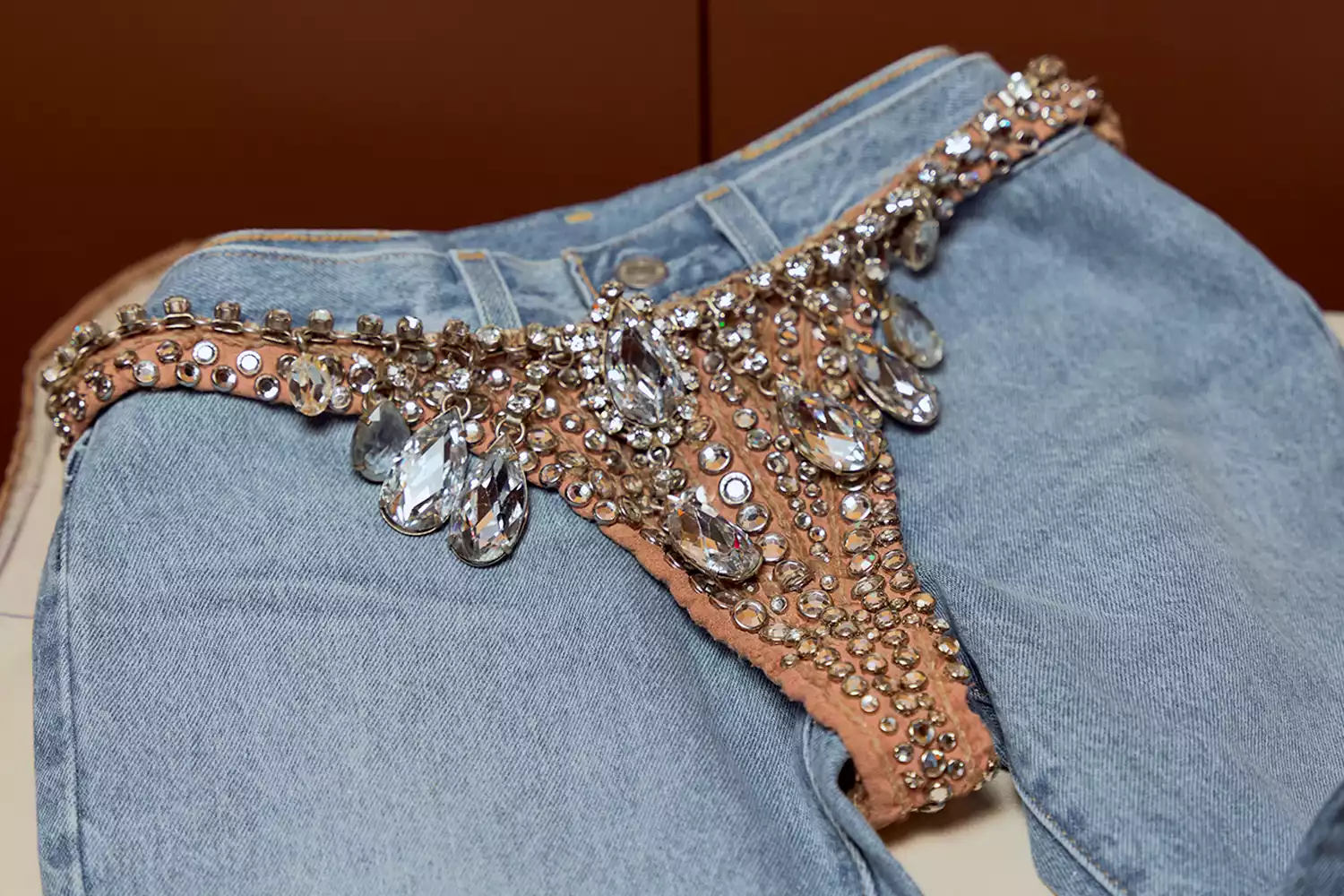 Britney Spears’ crystal bottom by Bob Mackie